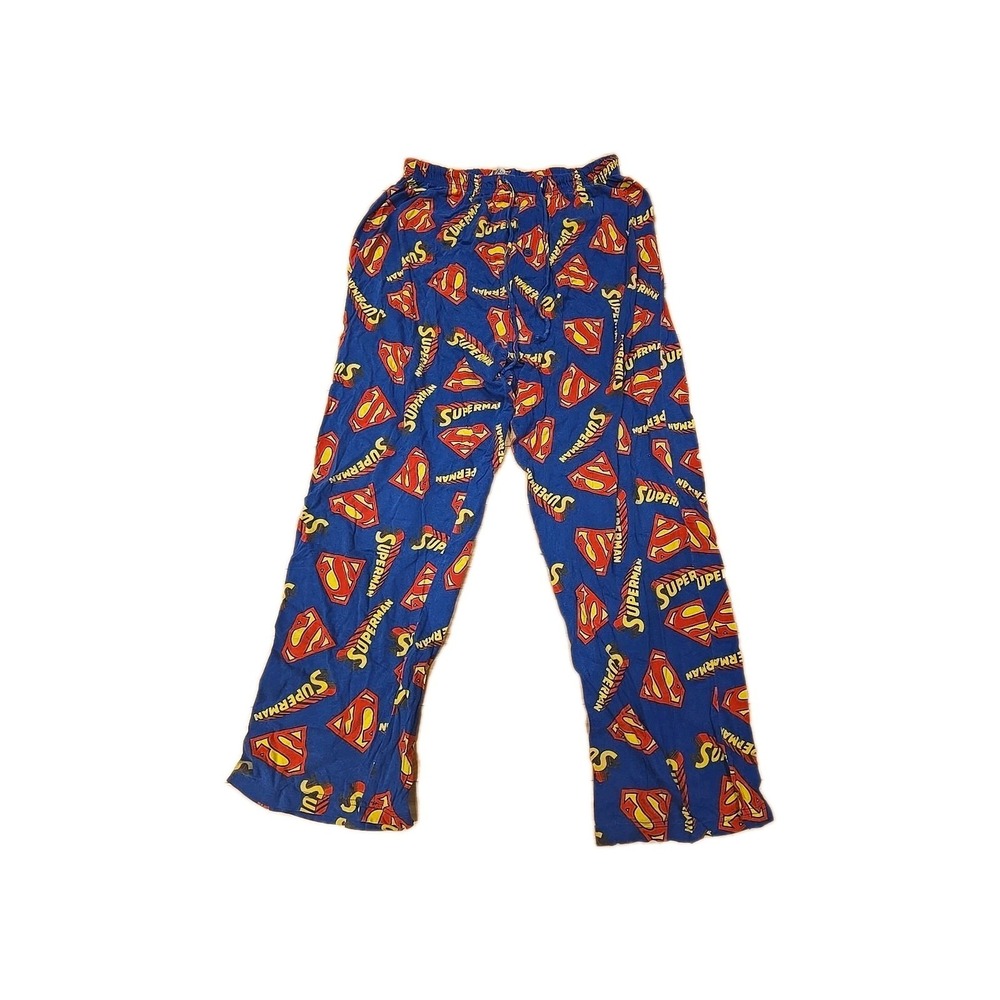 Vintage Superman Pajama Bottoms Size Large